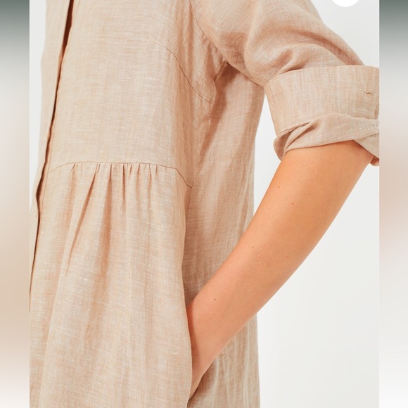NWOT Tuckernuck Flax Lydell Maxi Dress - Picture 5 of 5